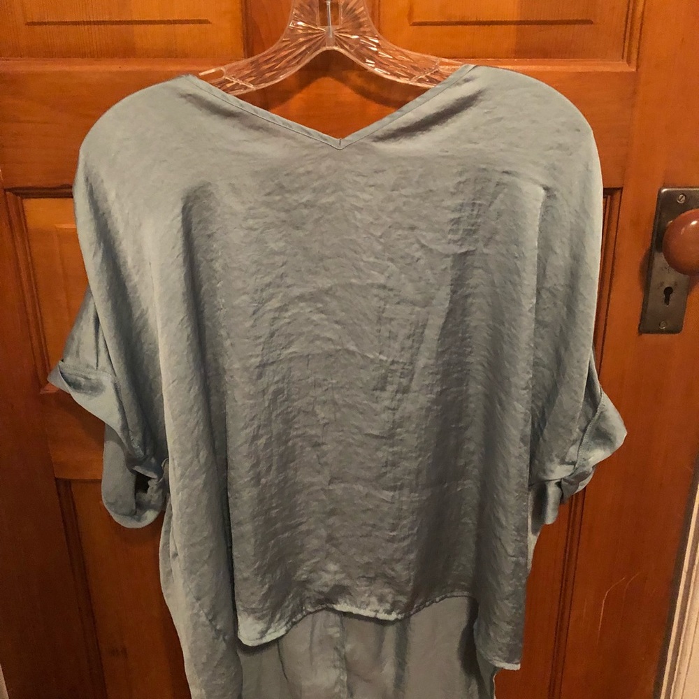 Nordstrom Silk Hi-Low Top